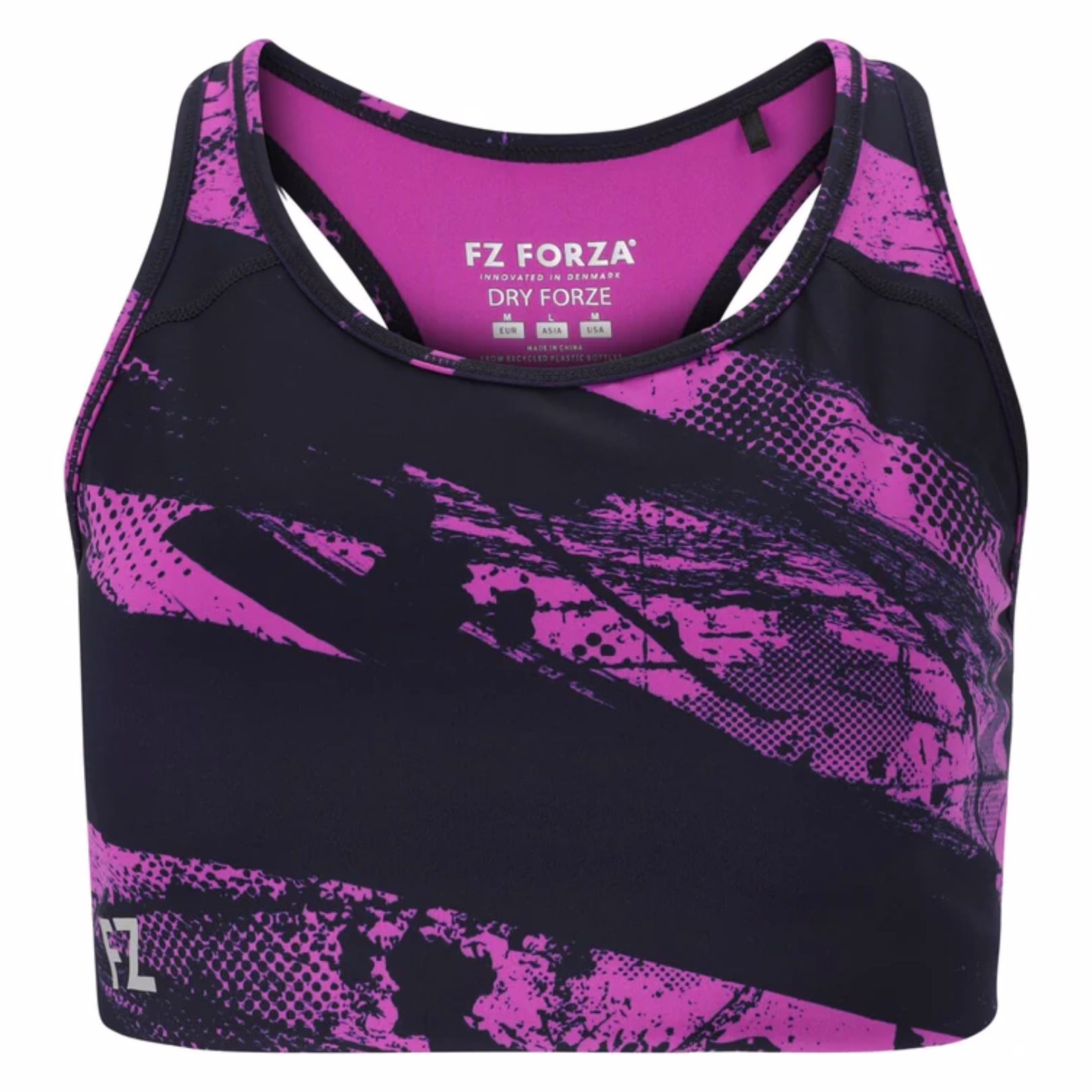 Forza-Limal-Woman-Print-Sports-Bra-Dark-Sapphire