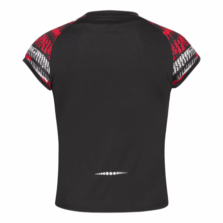 Yonex-Women-T-shirt-232402-Black-Red-1