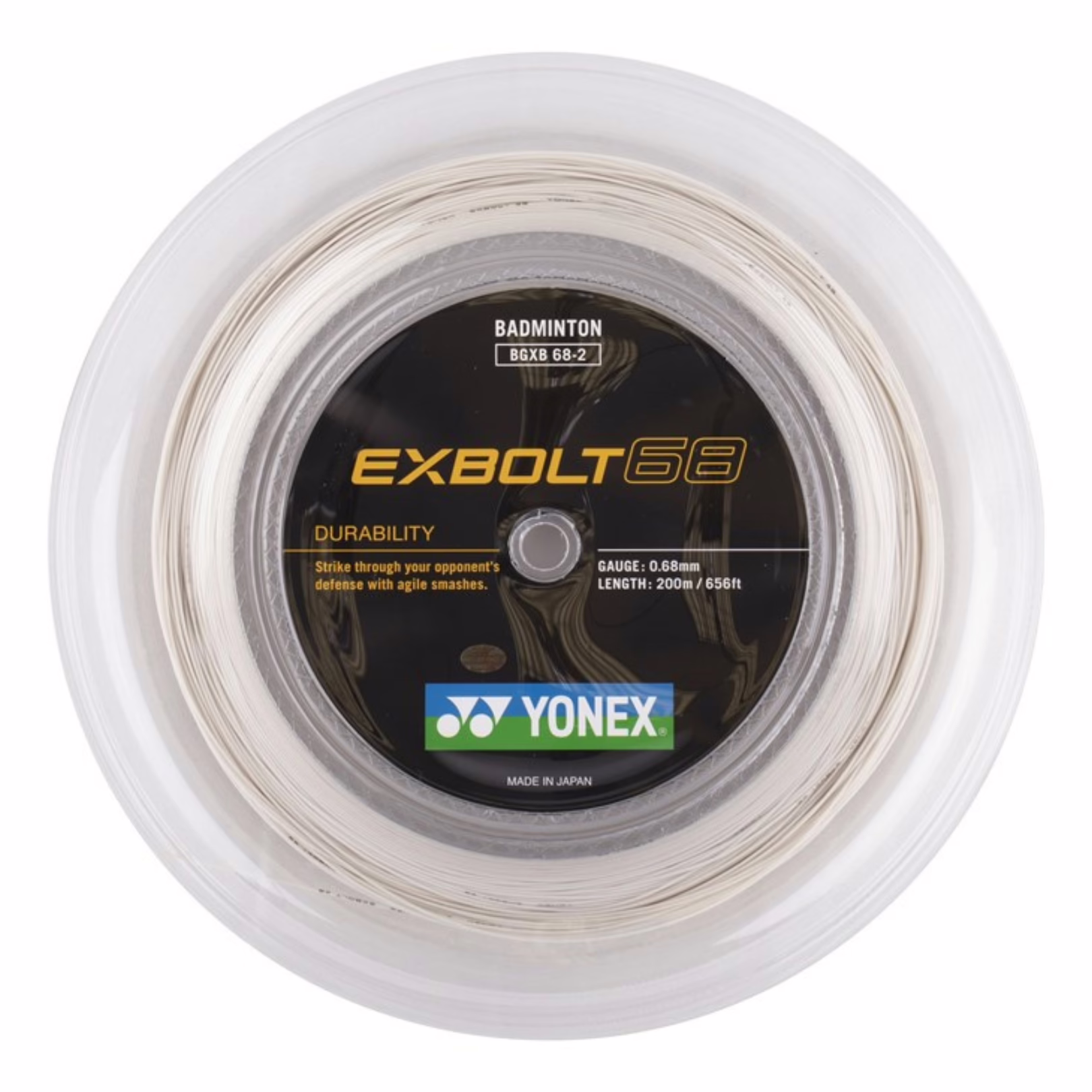 Yonex-Exbolt-68-White-200m
