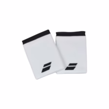 Babolat Logo Jumbo Wristband White/Rabbit