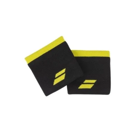 Babolat Logo Wristband Black/Sulphur Spring