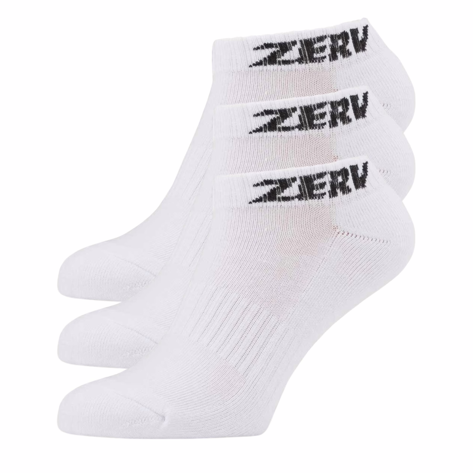 ZERV-Performance-Socks-Short-3-pack-White