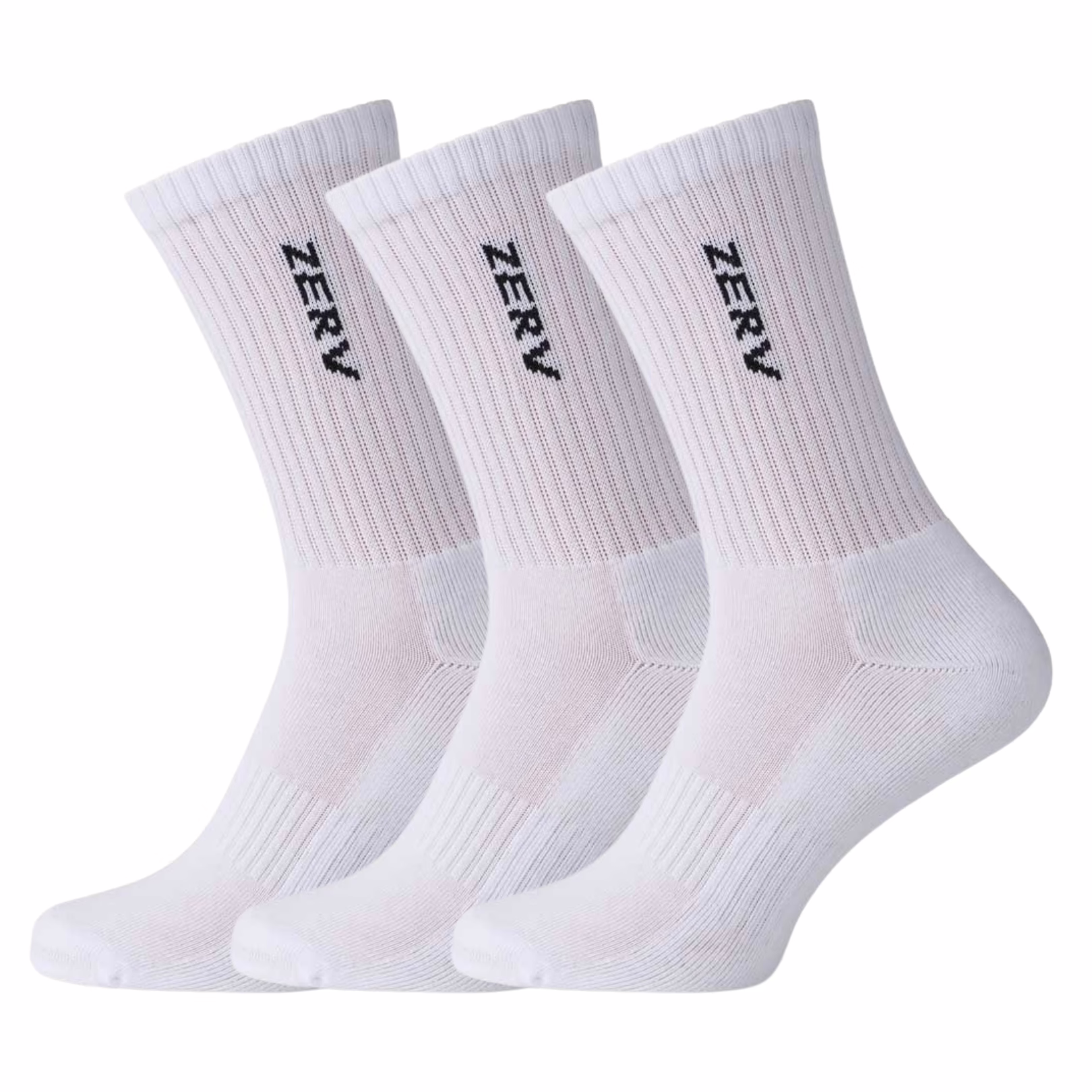 ZERV-Performance-Socks-Long-3-pack-White_12goei