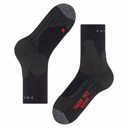 Falke-TE2-Socks-1-Pack-Black