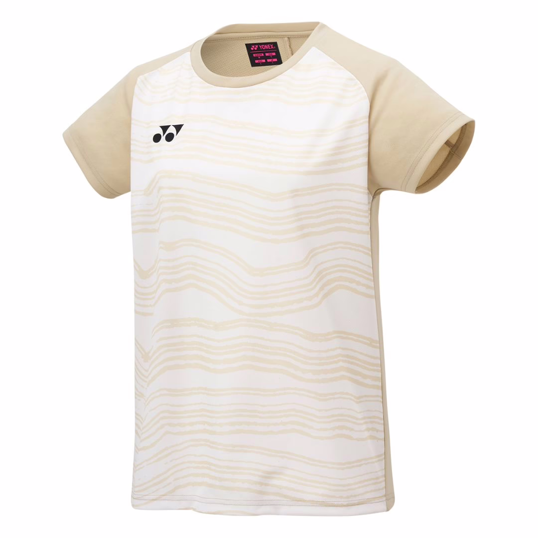 Yonex-Women-T-shirt-YW0050EX-Ice-Beige-1