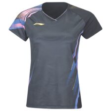 Li-Ning AAYV146-1 Side Effect Women T-shirt Black